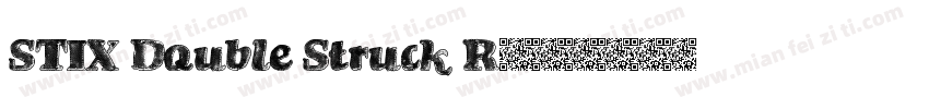 STIX Double Struck R字体转换